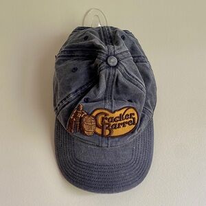 Legacy Cracker Barrel Old Country Store Navy Jeans Distressed Snapback "Dad" Hat